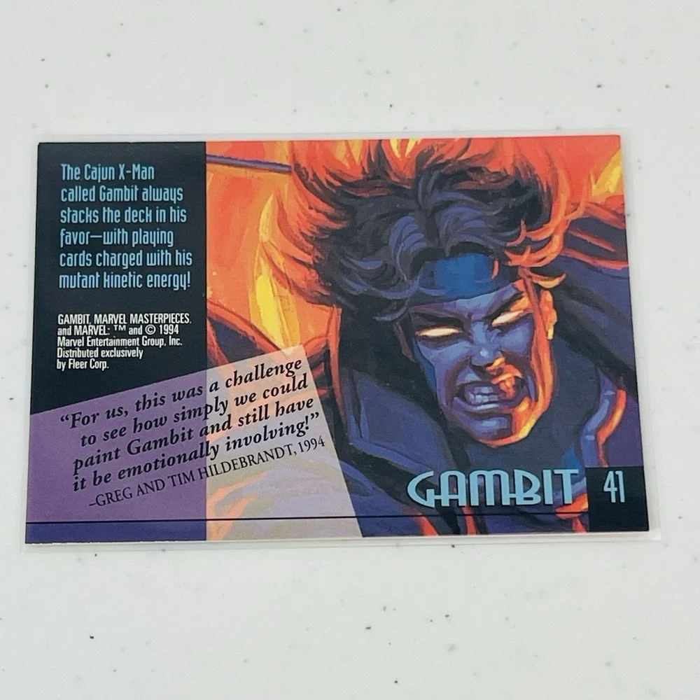 1994 Marvel Masterpiece Gambit #41 Hildebrandt